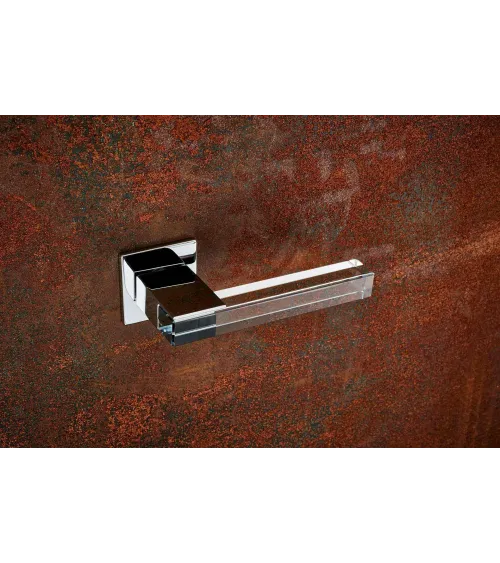 Modern OLIVARI ICE CUBE brass door handle - design handle