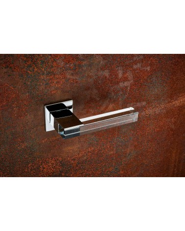 Modern OLIVARI ICE CUBE brass door handle - design handle