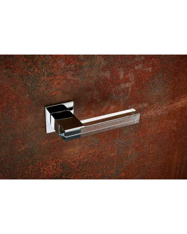 Modern OLIVARI ICE CUBE brass door handle - design handle