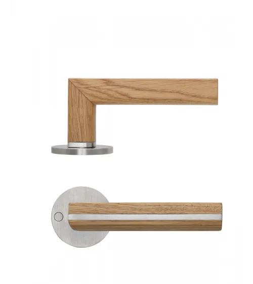 Real wood door handle, Formani TWO - designer handle