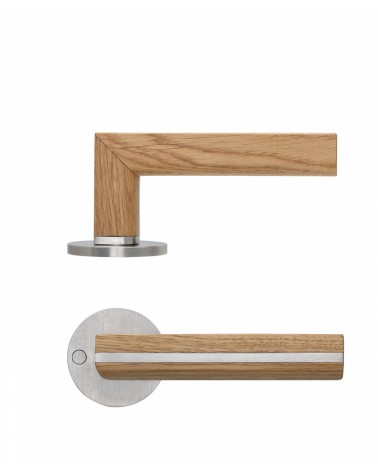 Real wood door handle, Formani TWO - designer handle
