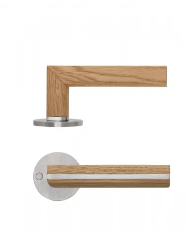 Real wood door handle, Formani TWO - designer handle