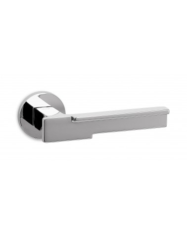 Polished chrome Ento Robot door handle designer handle