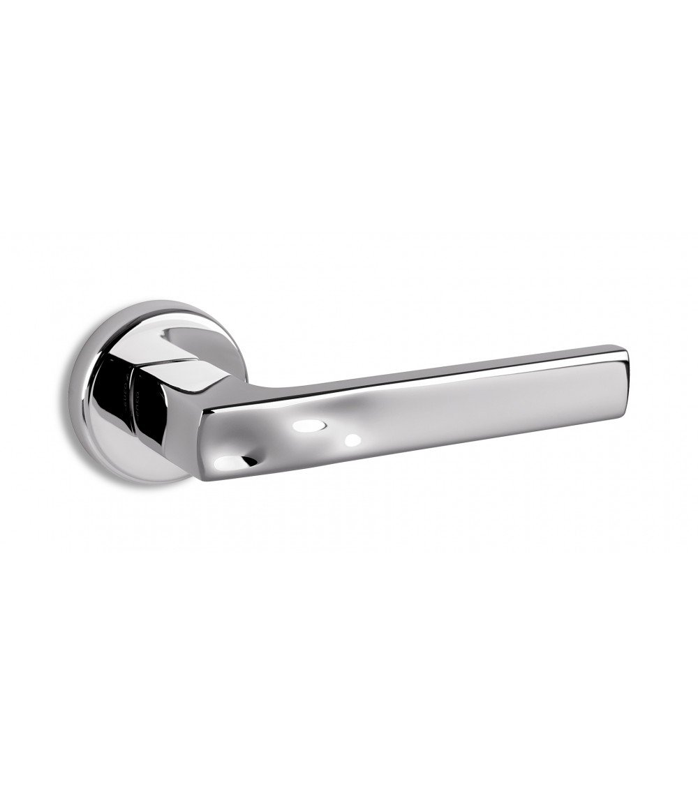Polished Chrome ENTO SAND Door Handle - designer handle
