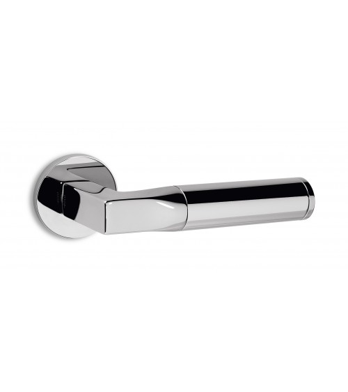 Modern Door Handle ENTO TUBE in Brass - Designer Handle