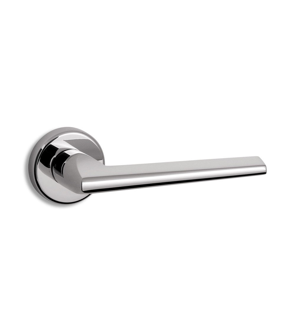 Polished chrome Ento Pilot door handle designer handle