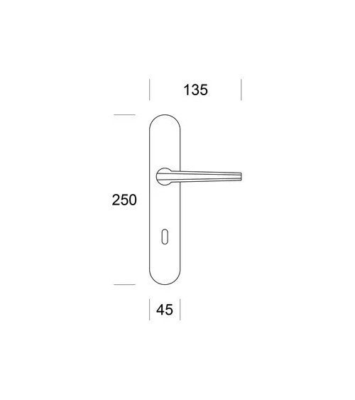 Black Ento Pilot door handle design handle