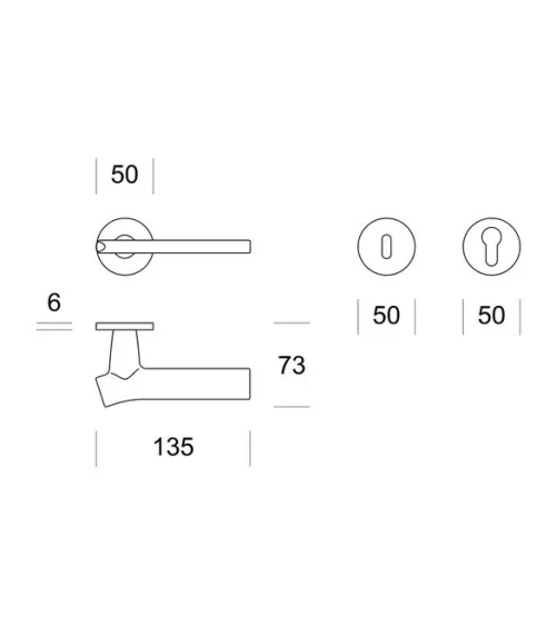 Ento Wing modern door handle design handle