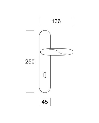 Modern ENTO LIFE door handle