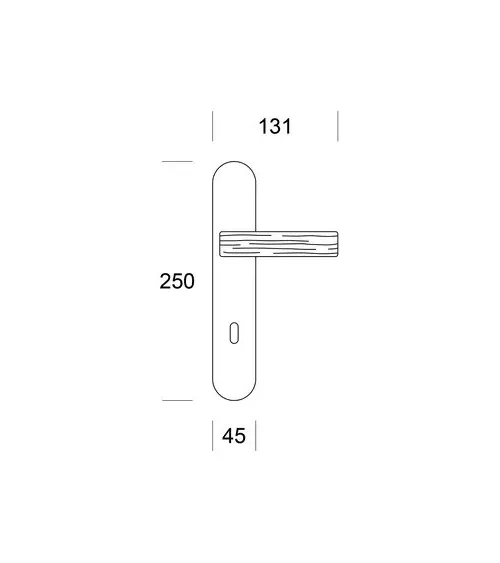 Original Ento Wood door handle design handle