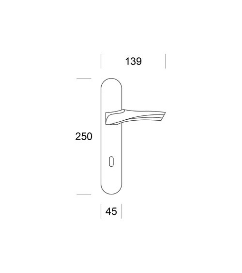 Ento Anatomica modern door handle design handle