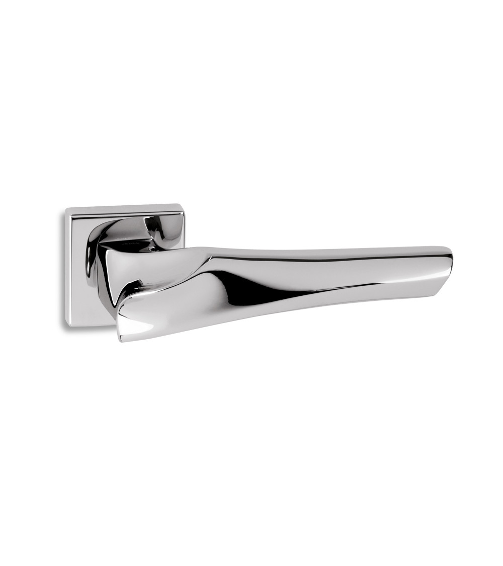 Ento Anatomica polished chrome door handle design ironmongery