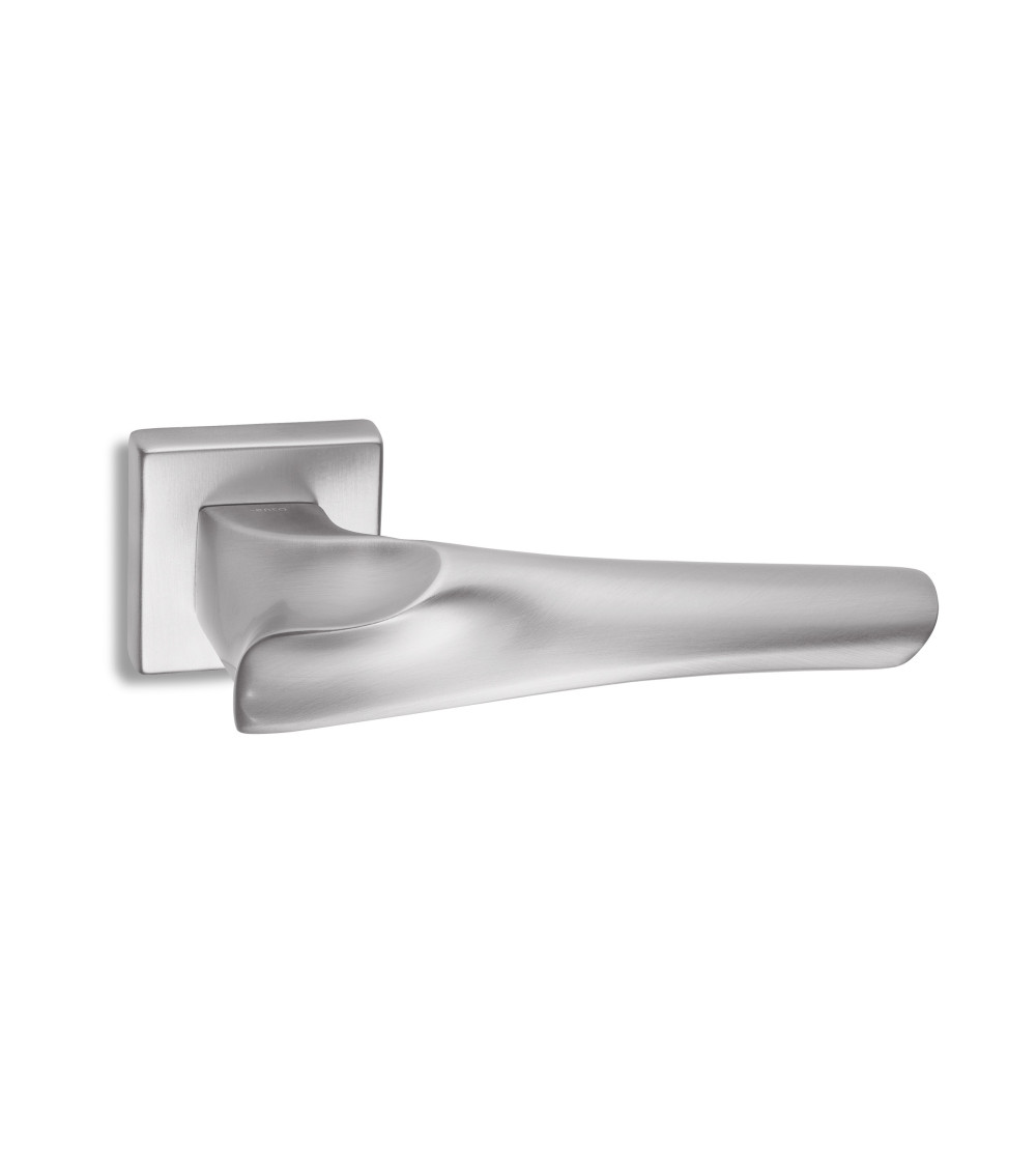 Ento Anatomica satin chrome door handle design ironmongery
