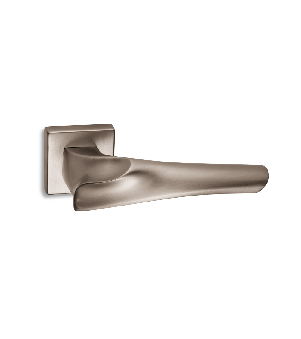 Futuristic door handle Ento Anatomica designer ironmongery