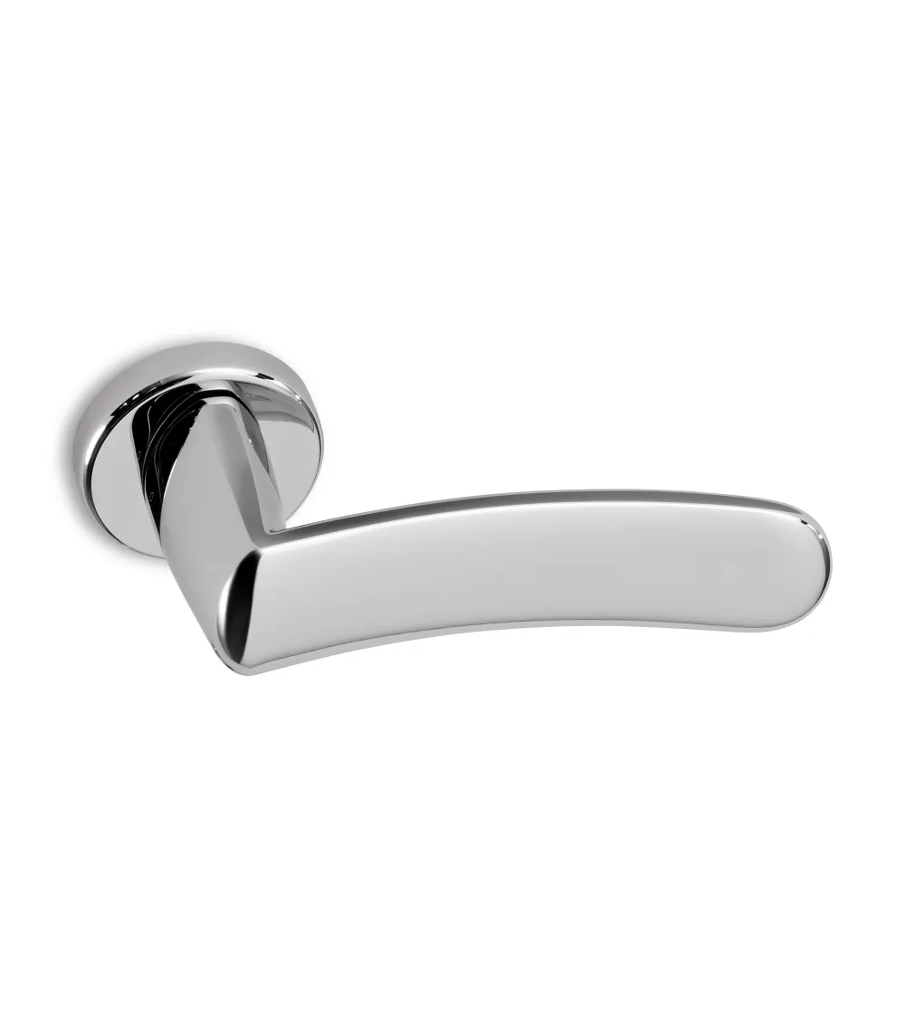 Satin Chrome door handle ENTO WAVE