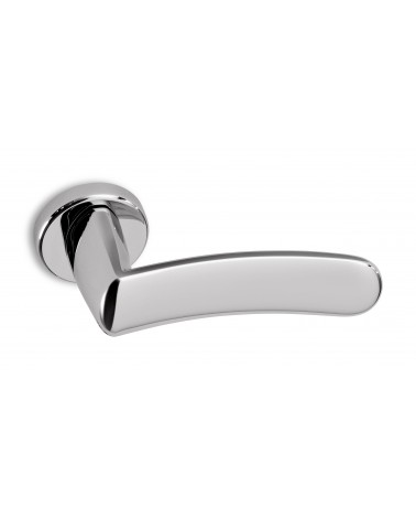 Satin Chrome door handle ENTO WAVE