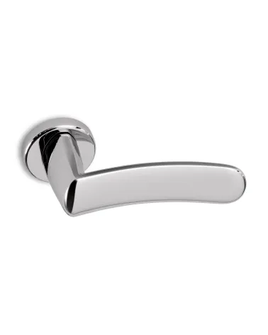Satin Chrome door handle ENTO WAVE