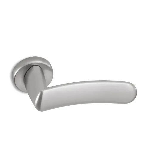 Satin Chrome door handle ENTO WAVE