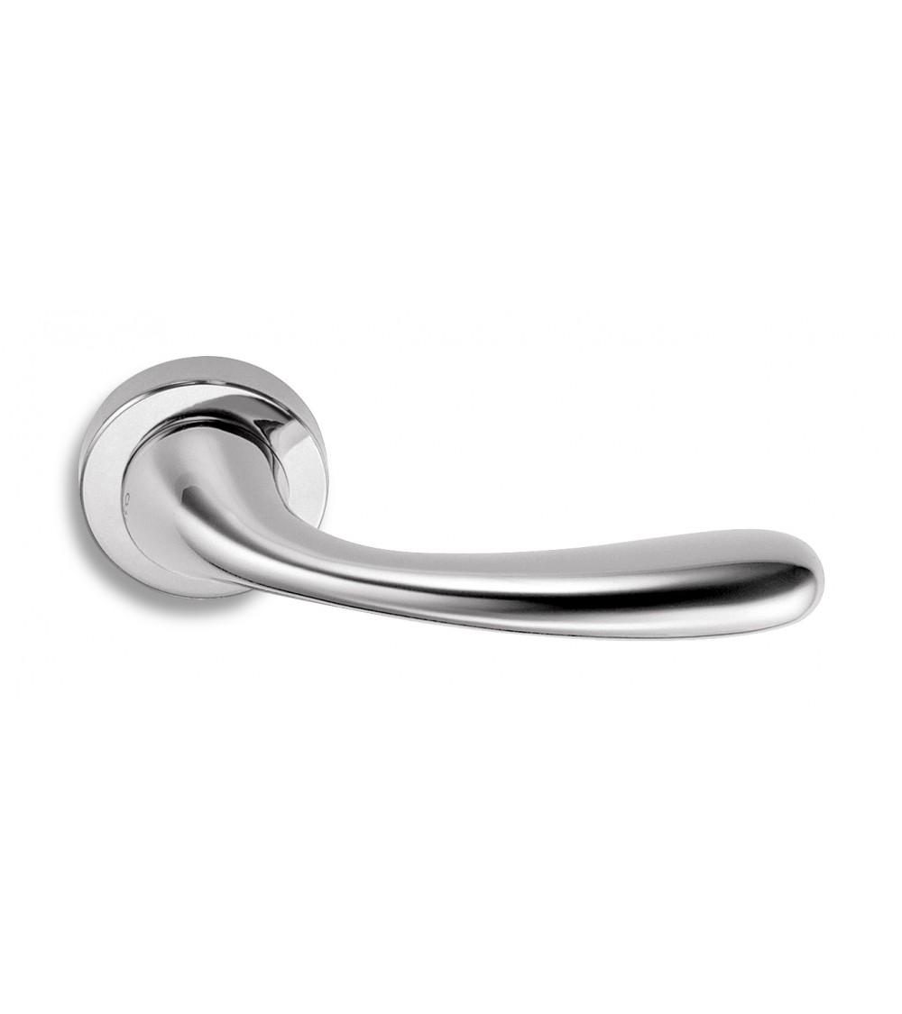 Polished chrome door handle ENTO ILEX