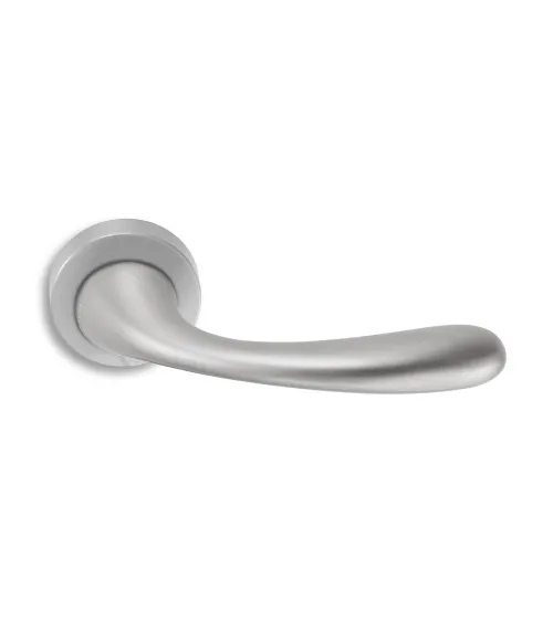 Satin chrome door handle ENTO ILEX