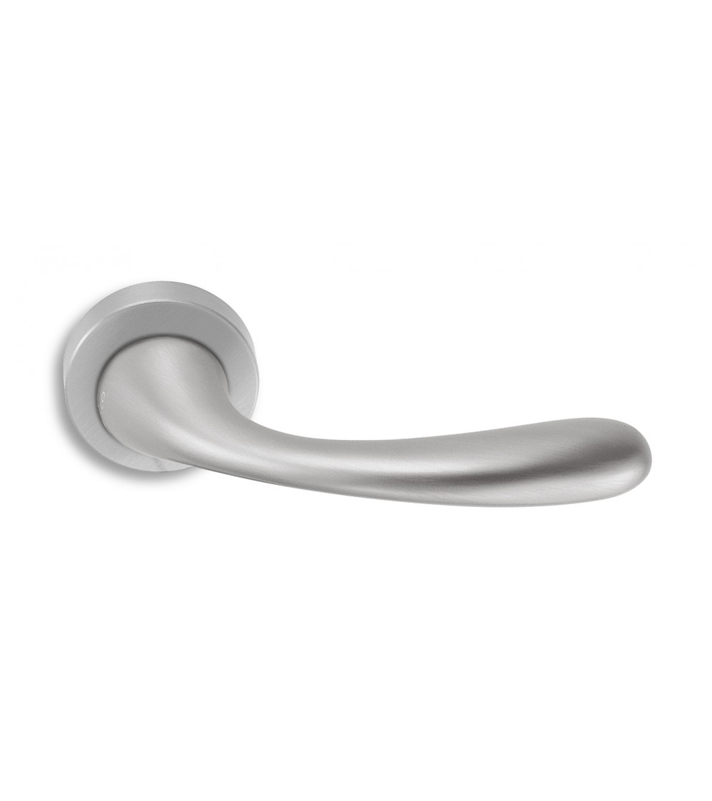 Satin chrome door handle ENTO ILEX
