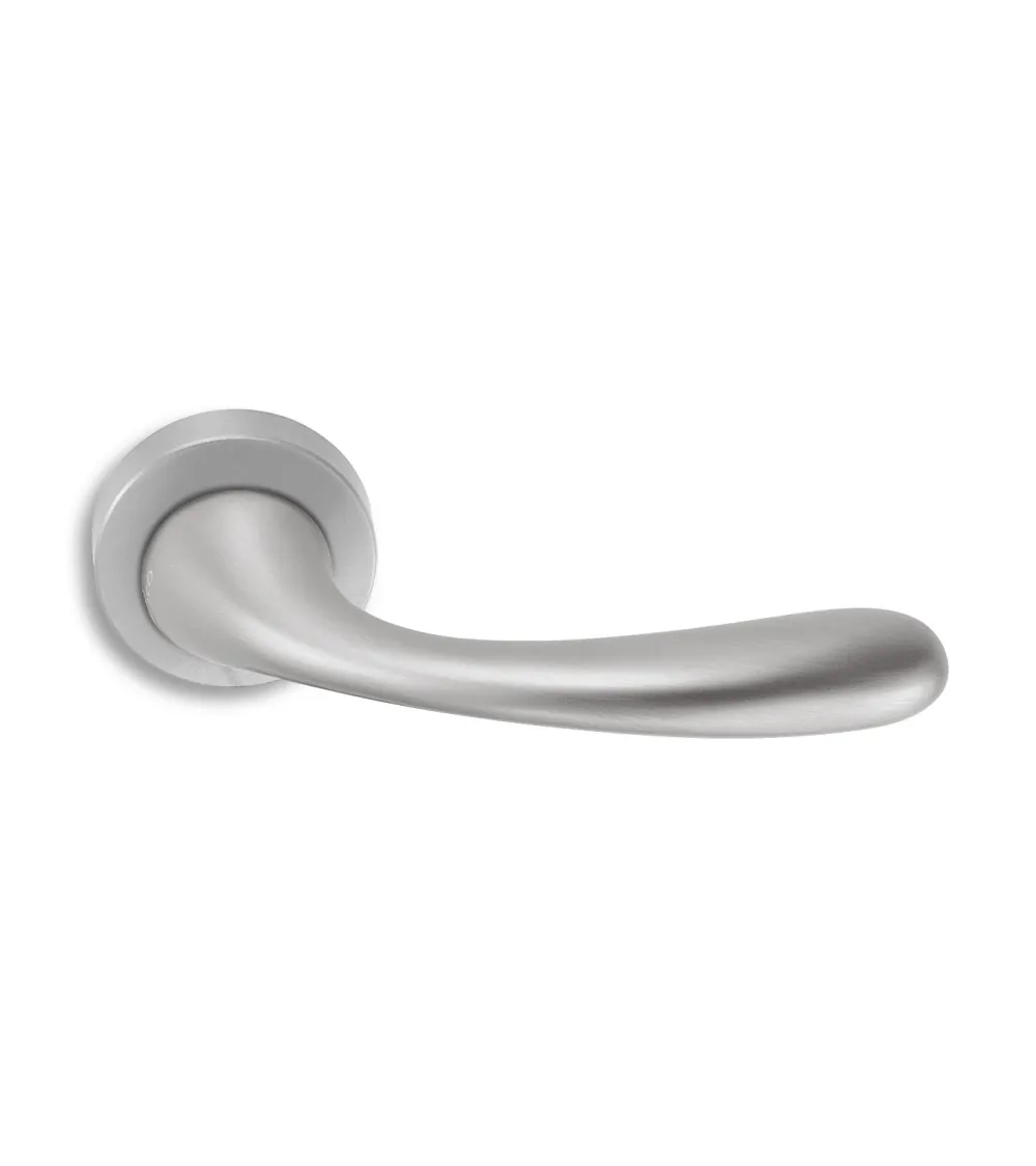 Satin chrome door handle ENTO ILEX