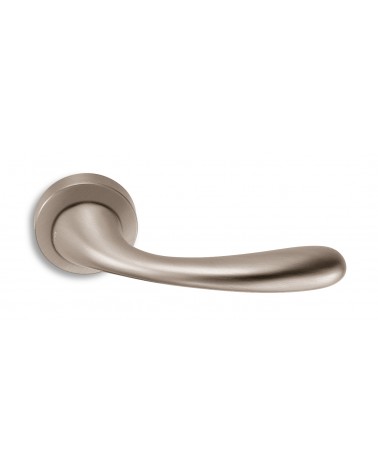 Satin nickel door handle ENTO ILEX