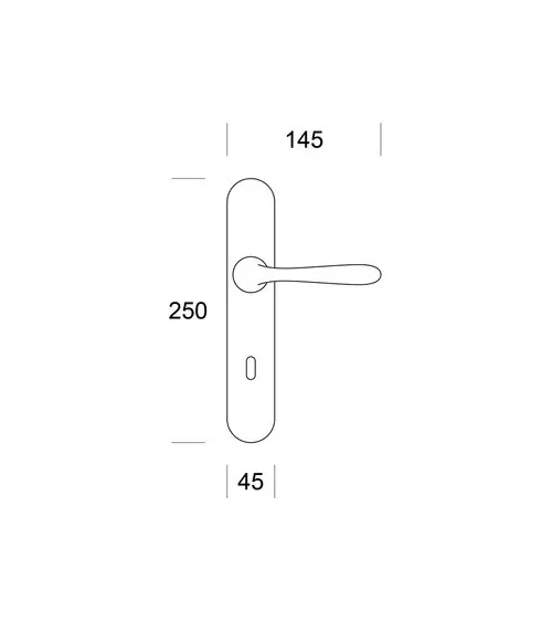 Modern ENTO ILEX door handle