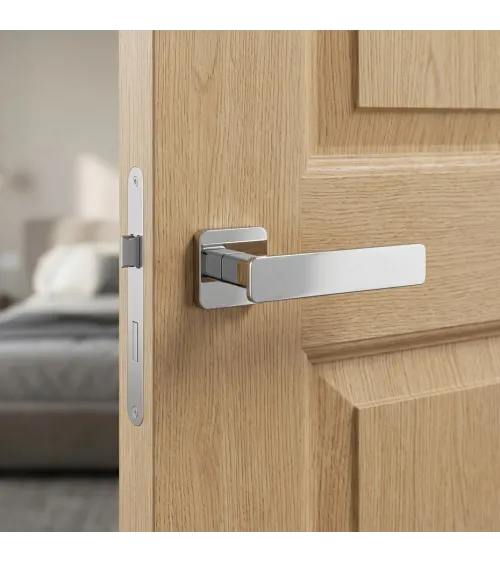 NOEMIA polished chrome door handle design handle