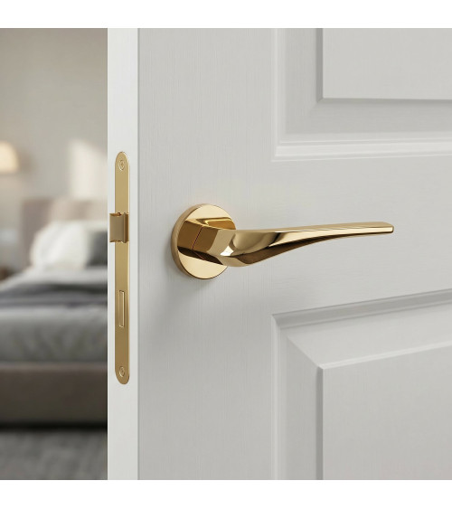 DALIA polished gold door handle design handle