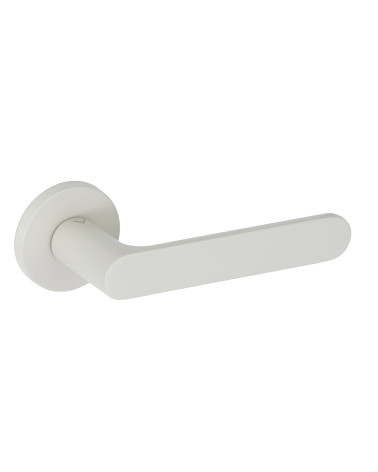 Modern round zamak door handle CREO