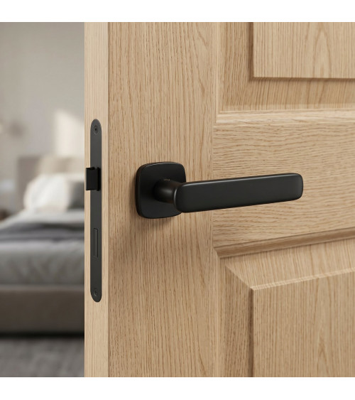 Black door handle FLOW design handle