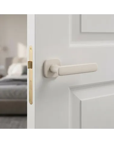 Modern door handle FLOW rounded square