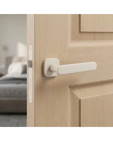Modern door handle FLOW rounded square