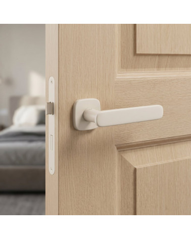 Modern door handle FLOW rounded square