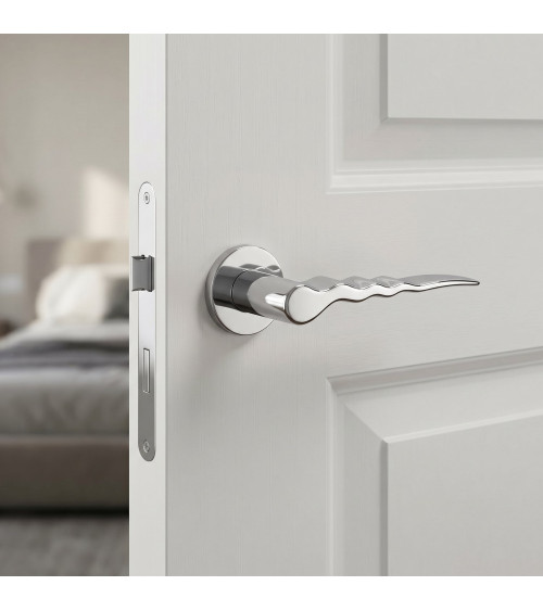 Futuristic door handle Ento Flow C3 design handle