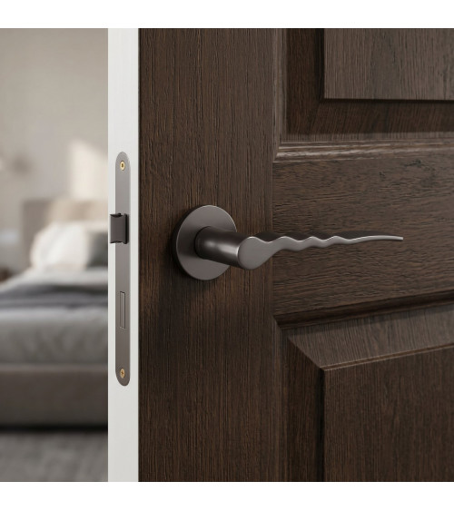 Graphite door handle Ento Flow C3 design handle