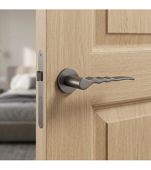 Graphite door handle Ento Flow C3 design handle