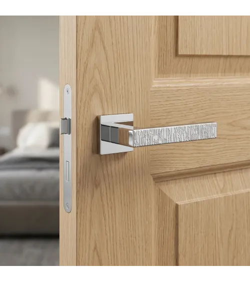 AMARYLIA polished chrome door handle design handle