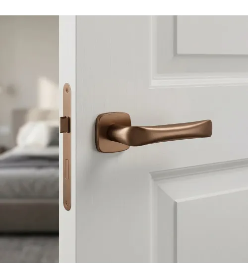 Copper FOLD door handle designer handle