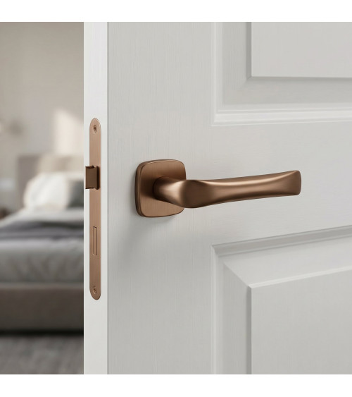 Copper FOLD door handle designer handle