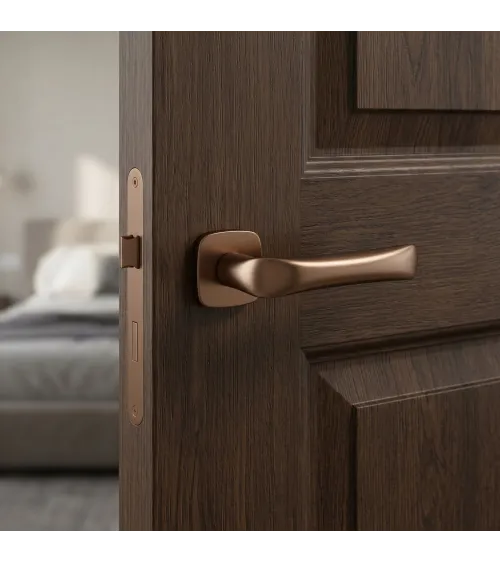 Copper FOLD door handle designer handle