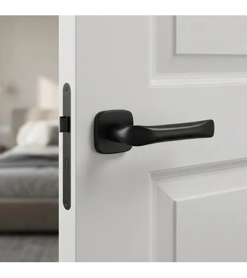 FOLD door handle in black finish