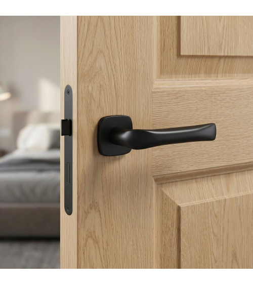 FOLD door handle in black finish