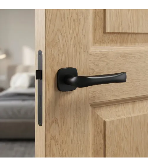 FOLD door handle in black finish