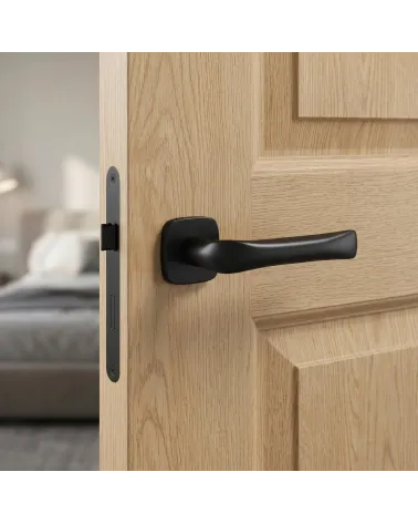 FOLD door handle in black finish