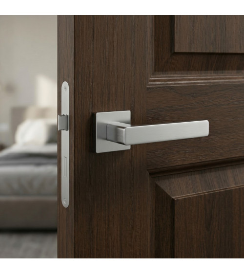 ERICA satin chrome door handle designer hardware