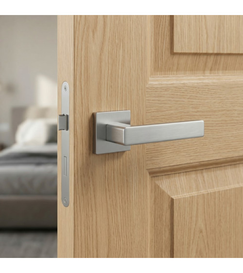 ERICA satin chrome door handle designer hardware