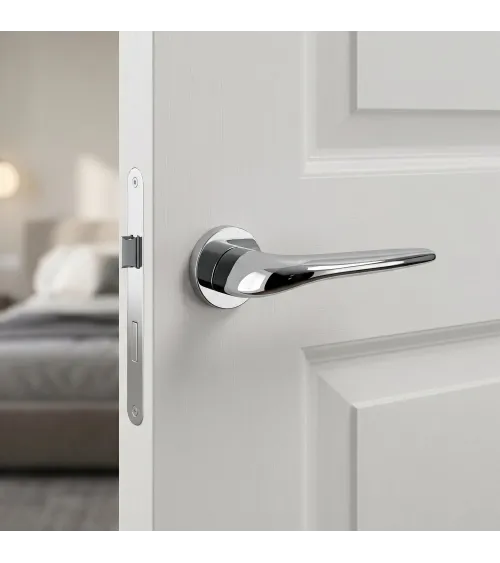 JULIA polished chrome door handle design handle