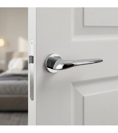 JULIA polished chrome door handle design handle
